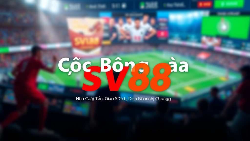 Cược Bóng Đá SV88 - Nhà Cái Uy Tín, Giao Dịch Nhanh Chóng