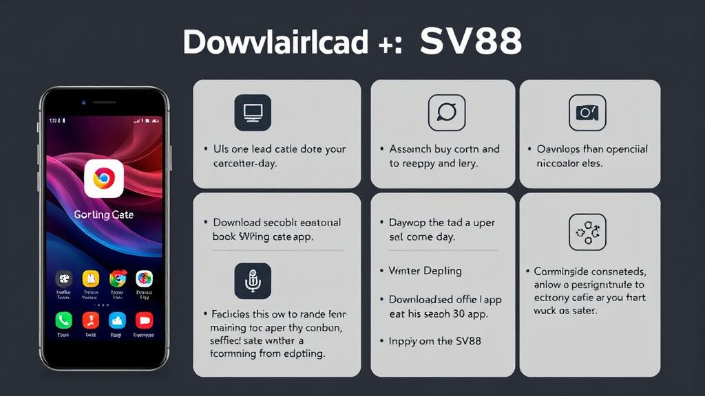 Hướng Dẫn Tải App SV88 Chi Tiết Cho Điện Thoại Android và iOS