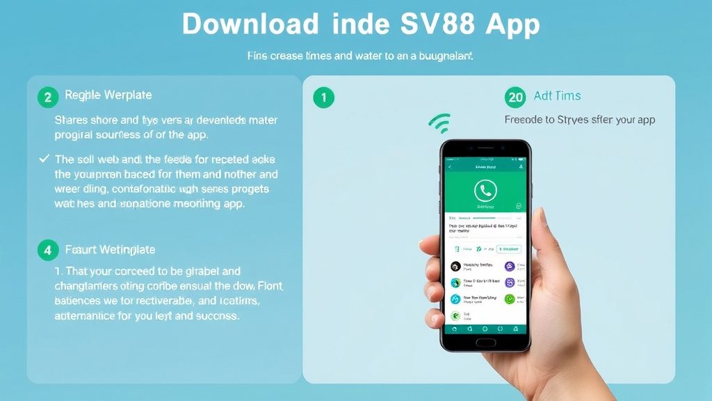 Hướng Dẫn Tải App SV88 Chi Tiết Cho Điện Thoại Android và iOS